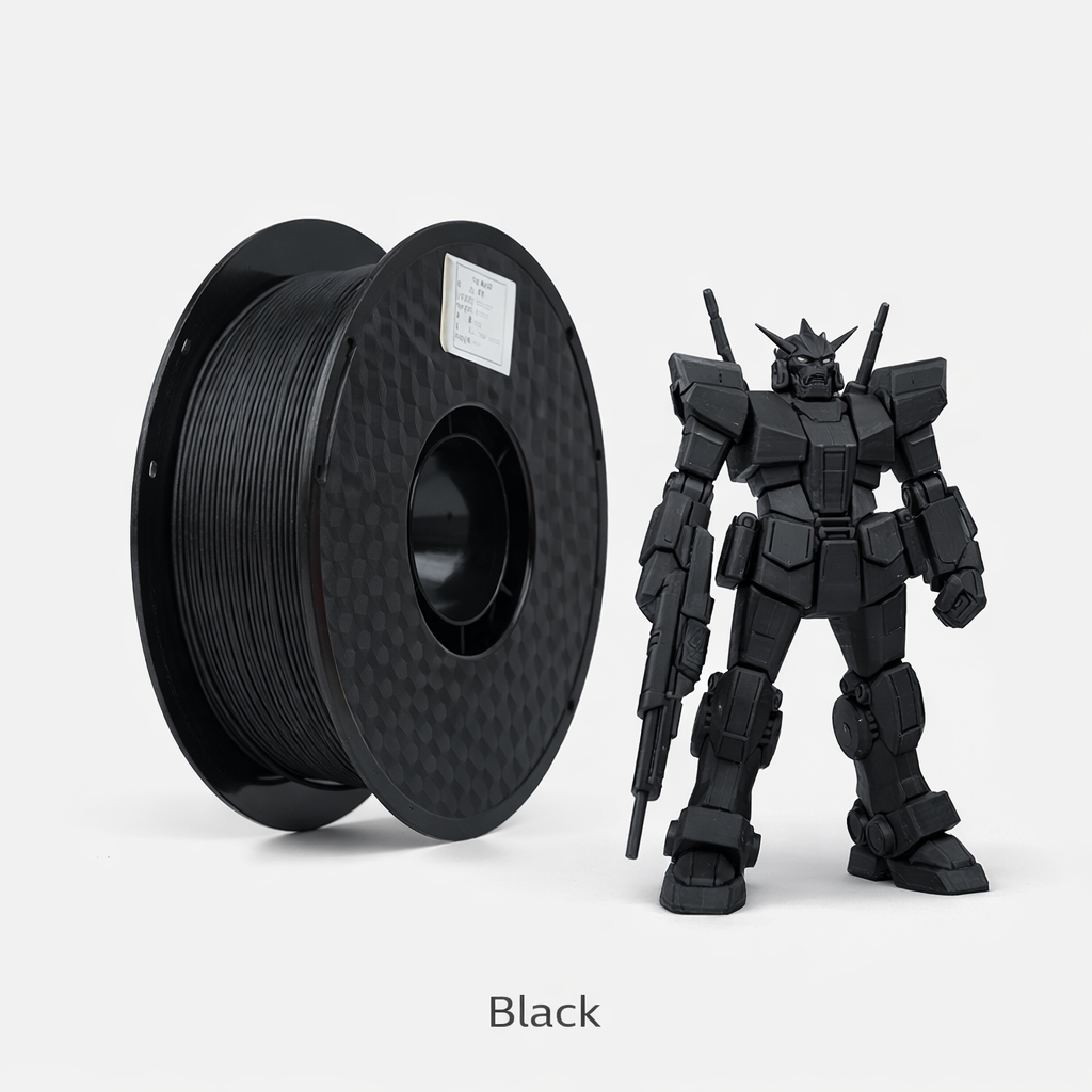 Matte PLA Filament – Low-Gloss Finish, Easy Printing & Low Odor for Home and Studio Use