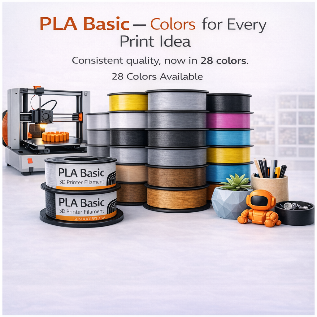 PLA Basic Filament – Smooth, Reliable Printing for Everyday Projects