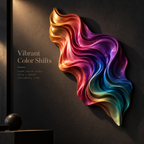 PLA Silk Rainbow Filament 1.75mm | Glossy Multicolor Gradient PLA