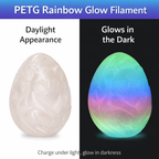 Glow in the Dark PETG Filament 1.75mm | Luminous 3D Printer Filament | Strong, Tough, Durable & Easy to Print
