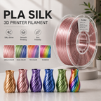 PLA Silk Filament – High-Gloss Finish for Decorative & Display 3D Prints