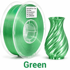 PLA Silk Filament – High-Gloss Finish for Decorative & Display 3D Prints