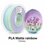 PLA Matte Rainbow  Filament 1.75mm | Premium Low-Gloss Gradient PLA for Creative 3D Printing