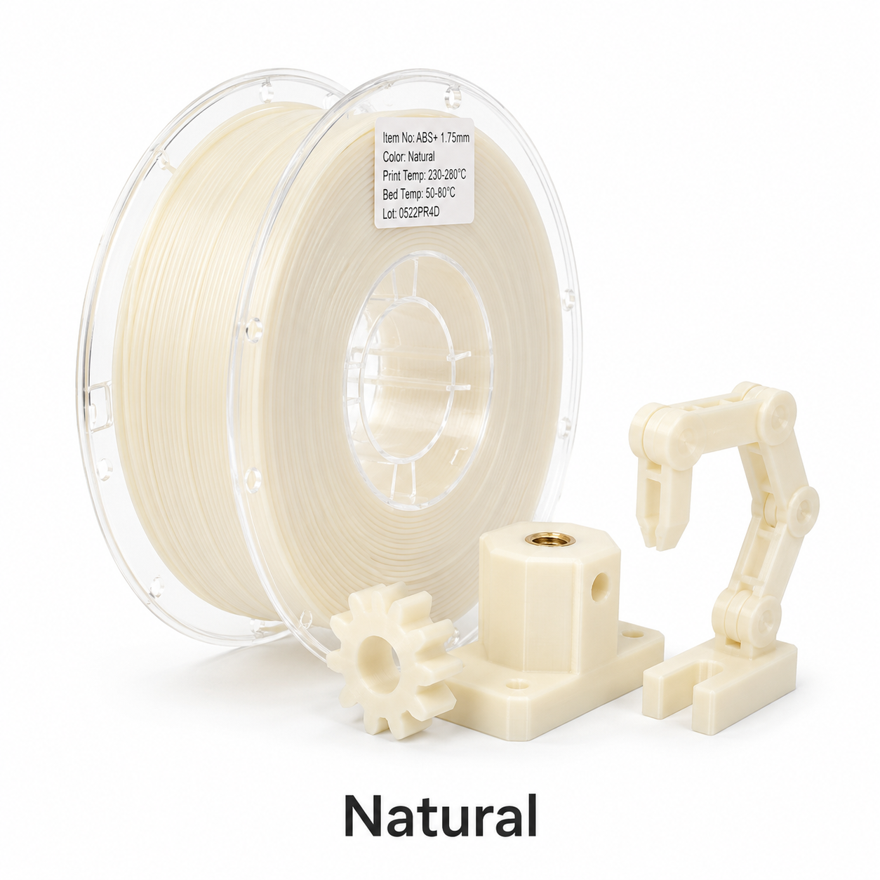 ABS+ Filament 1.75mm | High Strength | Low Warp | 1kg | ±0.02mm Accuracy