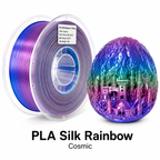PLA Silk Rainbow Filament 1.75mm | Glossy Multicolor Gradient PLA