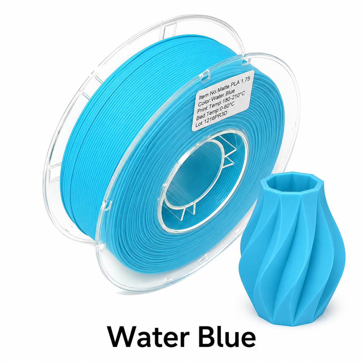 PLA Matte Filament – Low-Gloss Finish, Easy Printing & Low Odor for Home and Studio Use