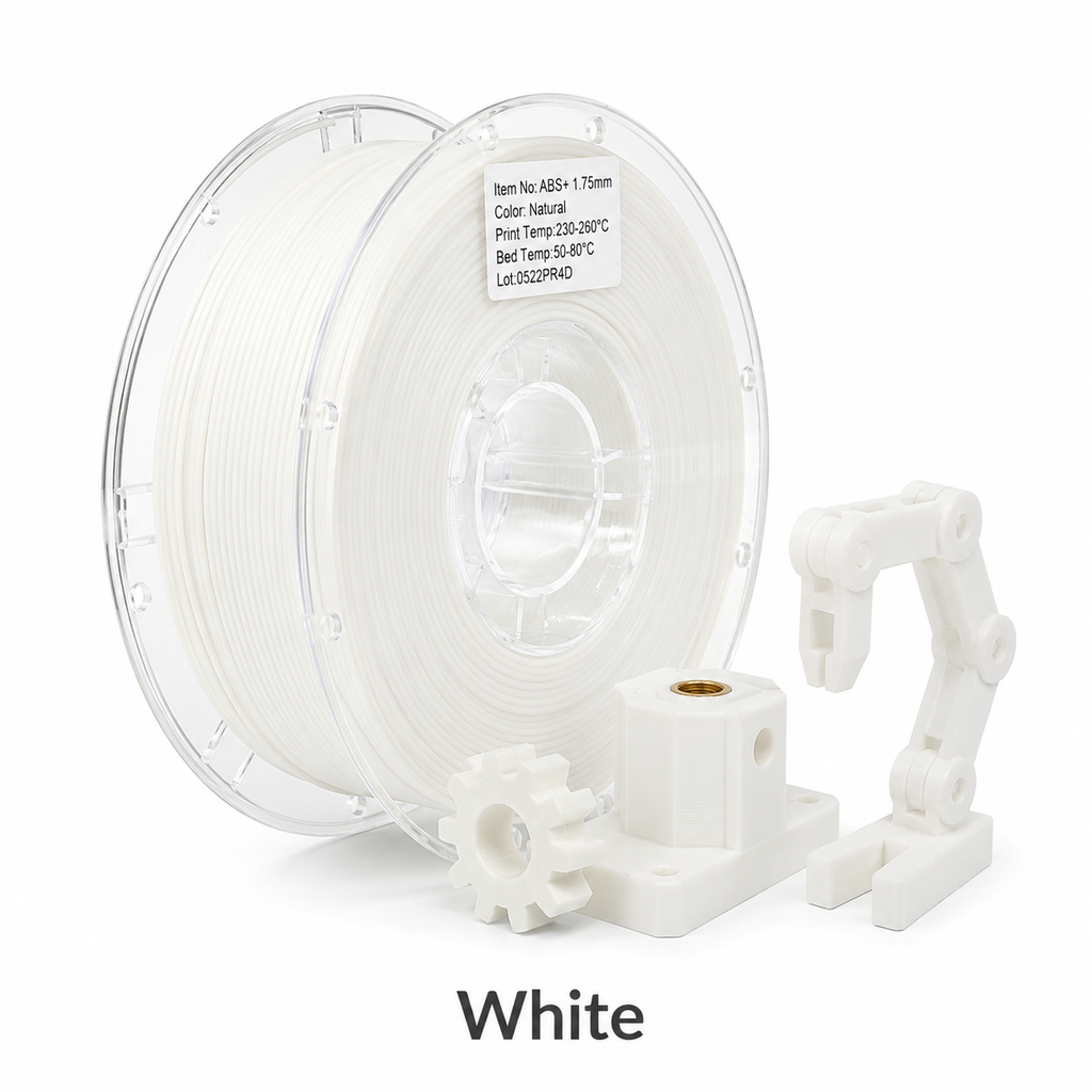 ABS+ Filament 1.75mm | High Strength | Low Warp | 1kg | ±0.02mm Accuracy