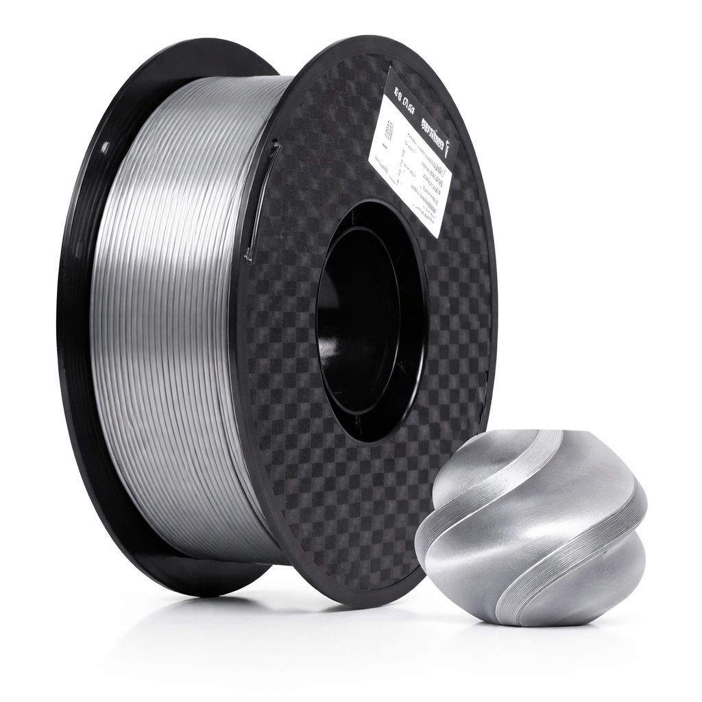 Silk PLA Filament – High-Gloss Finish for Decorative & Display 3D Prints