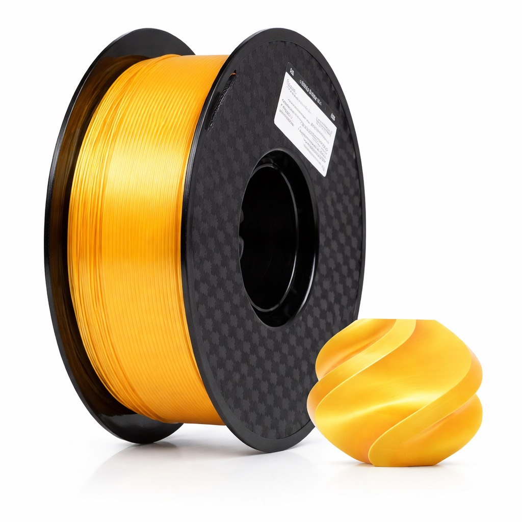 Silk PLA Filament – High-Gloss Finish for Decorative & Display 3D Prints
