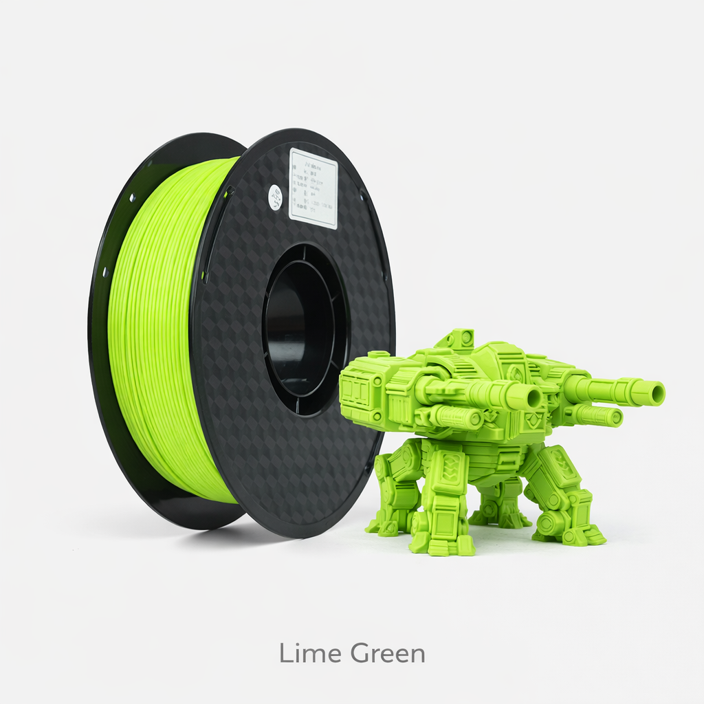 Matte PLA Filament – Low-Gloss Finish, Easy Printing & Low Odor for Home and Studio Use